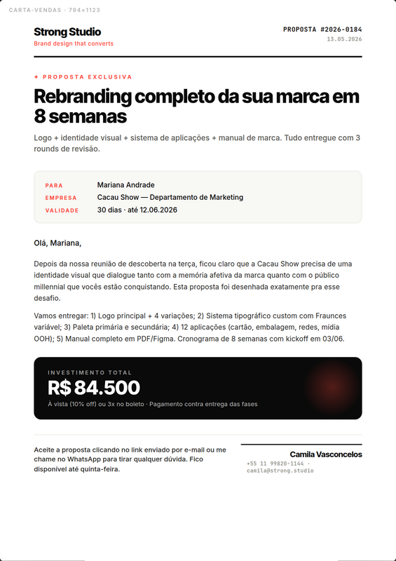 Proposta Comercial